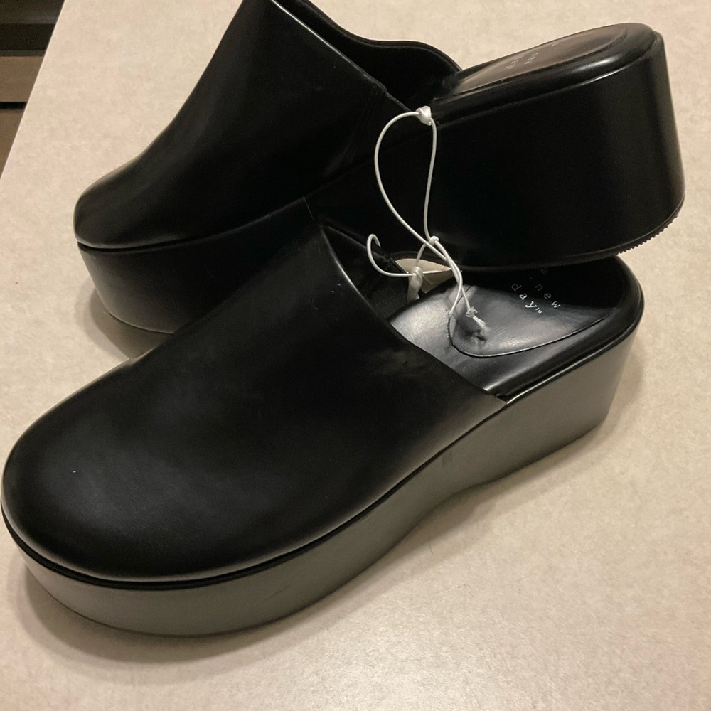 NWT Women's Carrie Mule Flats - A New Day by Target, Black, size 9.5 - Picture 8 of 8
